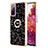 Funda Silicona Gel Goma Patron de Moda Carcasa con Anillo de dedo Soporte YB2 para Samsung Galaxy S20 FE 4G