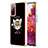 Funda Silicona Gel Goma Patron de Moda Carcasa con Anillo de dedo Soporte YB2 para Samsung Galaxy S20 FE 4G