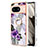 Funda Silicona Gel Goma Patron de Moda Carcasa con Anillo de dedo Soporte YB3 para Google Pixel 8 5G