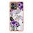 Funda Silicona Gel Goma Patron de Moda Carcasa con Anillo de dedo Soporte YB3 para Motorola Moto G84 5G