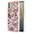 Funda Silicona Gel Goma Patron de Moda Carcasa con Anillo de dedo Soporte YB3 para Nokia C31