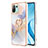 Funda Silicona Gel Goma Patron de Moda Carcasa con Anillo de dedo Soporte YB3 para Xiaomi Mi 11 Lite 4G