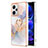 Funda Silicona Gel Goma Patron de Moda Carcasa con Anillo de dedo Soporte YB3 para Xiaomi Redmi Note 12 Pro+ Plus 5G