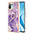 Funda Silicona Gel Goma Patron de Moda Carcasa con Anillo de dedo Soporte YB5 para Xiaomi Mi 11 Lite 4G