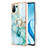 Funda Silicona Gel Goma Patron de Moda Carcasa con Anillo de dedo Soporte YB5 para Xiaomi Mi 11 Lite 4G