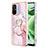 Funda Silicona Gel Goma Patron de Moda Carcasa con Anillo de dedo Soporte YB5 para Xiaomi Poco C55