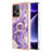 Funda Silicona Gel Goma Patron de Moda Carcasa con Anillo de dedo Soporte YB5 para Xiaomi Redmi Note 12 Turbo 5G