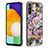 Funda Silicona Gel Goma Patron de Moda Carcasa con Anillo de dedo Soporte YB6 para Samsung Galaxy A34 5G