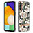 Funda Silicona Gel Goma Patron de Moda Carcasa con Anillo de dedo Soporte YB6 para Samsung Galaxy A34 5G