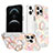 Funda Silicona Gel Goma Patron de Moda Carcasa con Anillo de dedo Soporte YJ1 para Apple iPhone 13 Pro Max