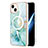 Funda Silicona Gel Goma Patron de Moda Carcasa con Mag-Safe Magnetic para Apple iPhone 14