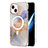 Funda Silicona Gel Goma Patron de Moda Carcasa con Mag-Safe Magnetic para Apple iPhone 14