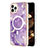 Funda Silicona Gel Goma Patron de Moda Carcasa con Mag-Safe Magnetic para Apple iPhone 14 Pro