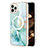 Funda Silicona Gel Goma Patron de Moda Carcasa con Mag-Safe Magnetic para Apple iPhone 15 Pro