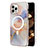 Funda Silicona Gel Goma Patron de Moda Carcasa con Mag-Safe Magnetic para Apple iPhone 16 Pro