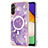 Funda Silicona Gel Goma Patron de Moda Carcasa con Mag-Safe Magnetic para Samsung Galaxy Quantum4 5G