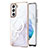 Funda Silicona Gel Goma Patron de Moda Carcasa con Mag-Safe Magnetic para Samsung Galaxy S21 FE 5G