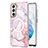 Funda Silicona Gel Goma Patron de Moda Carcasa con Mag-Safe Magnetic para Samsung Galaxy S21 FE 5G