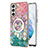 Funda Silicona Gel Goma Patron de Moda Carcasa con Mag-Safe Magnetic para Samsung Galaxy S21 FE 5G