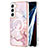 Funda Silicona Gel Goma Patron de Moda Carcasa con Mag-Safe Magnetic para Samsung Galaxy S22 Plus 5G