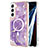 Funda Silicona Gel Goma Patron de Moda Carcasa con Mag-Safe Magnetic para Samsung Galaxy S23 5G