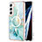 Funda Silicona Gel Goma Patron de Moda Carcasa con Mag-Safe Magnetic para Samsung Galaxy S23 Plus 5G