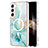 Funda Silicona Gel Goma Patron de Moda Carcasa con Mag-Safe Magnetic para Samsung Galaxy S24 5G