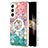 Funda Silicona Gel Goma Patron de Moda Carcasa con Mag-Safe Magnetic para Samsung Galaxy S24 Plus 5G