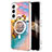 Funda Silicona Gel Goma Patron de Moda Carcasa con Mag-Safe Magnetic para Samsung Galaxy S24 Plus 5G