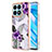 Funda Silicona Gel Goma Patron de Moda Carcasa Y03B para Huawei Honor X8a 4G