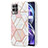 Funda Silicona Gel Goma Patron de Moda Carcasa Y04B para Realme 8i