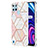 Funda Silicona Gel Goma Patron de Moda Carcasa Y04B para Realme C21Y