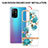 Funda Silicona Gel Goma Patron de Moda Carcasa Y06B para Oppo A95 5G