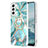 Funda Silicona Gel Goma Patron de Moda Carcasa Y13B para Samsung Galaxy S21 5G