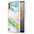 Funda Silicona Gel Goma Patron de Moda Carcasa YB5 para Nokia C31