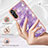 Funda Silicona Gel Goma Patron de Moda Carcasa YB5 para Samsung Galaxy Quantum4 5G