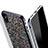 Funda Silicona Goma Bling Bling para Apple iPhone X Negro