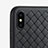 Funda Silicona Goma de Cuero C01 para Apple iPhone Xs Negro