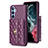 Funda Silicona Goma de Cuero Carcasa BF1 para Samsung Galaxy Quantum4 5G