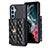 Funda Silicona Goma de Cuero Carcasa BF1 para Samsung Galaxy Quantum4 5G