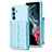 Funda Silicona Goma de Cuero Carcasa BF3 para Samsung Galaxy Quantum4 5G