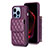 Funda Silicona Goma de Cuero Carcasa BF4 para Apple iPhone 13 Pro Max