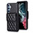 Funda Silicona Goma de Cuero Carcasa BF4 para Samsung Galaxy Quantum4 5G