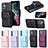 Funda Silicona Goma de Cuero Carcasa BF4 para Samsung Galaxy Quantum4 5G