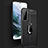 Funda Silicona Goma de Cuero Carcasa con Magnetico Anillo de dedo Soporte para Samsung Galaxy S21 5G