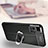 Funda Silicona Goma de Cuero Carcasa con Magnetico Anillo de dedo Soporte para Xiaomi Poco M4 Pro 5G