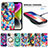 Funda Silicona Goma de Cuero Carcasa con Magnetico S01D para Apple iPhone 13