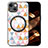 Funda Silicona Goma de Cuero Carcasa con Magnetico S01D para Apple iPhone 13