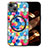 Funda Silicona Goma de Cuero Carcasa con Magnetico S01D para Apple iPhone 13