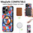 Funda Silicona Goma de Cuero Carcasa con Magnetico S01D para Apple iPhone 13 Pro Max